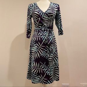 PattyBoutik Faux Wrap A Line Dress